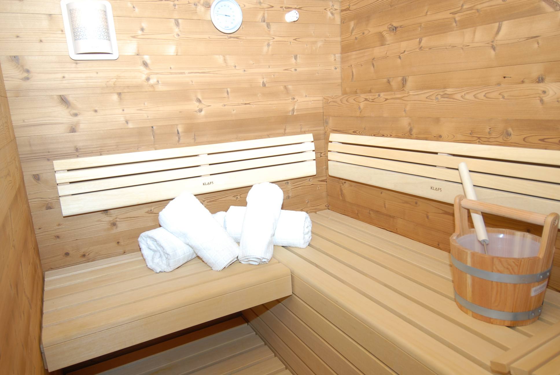The Klafs sauna