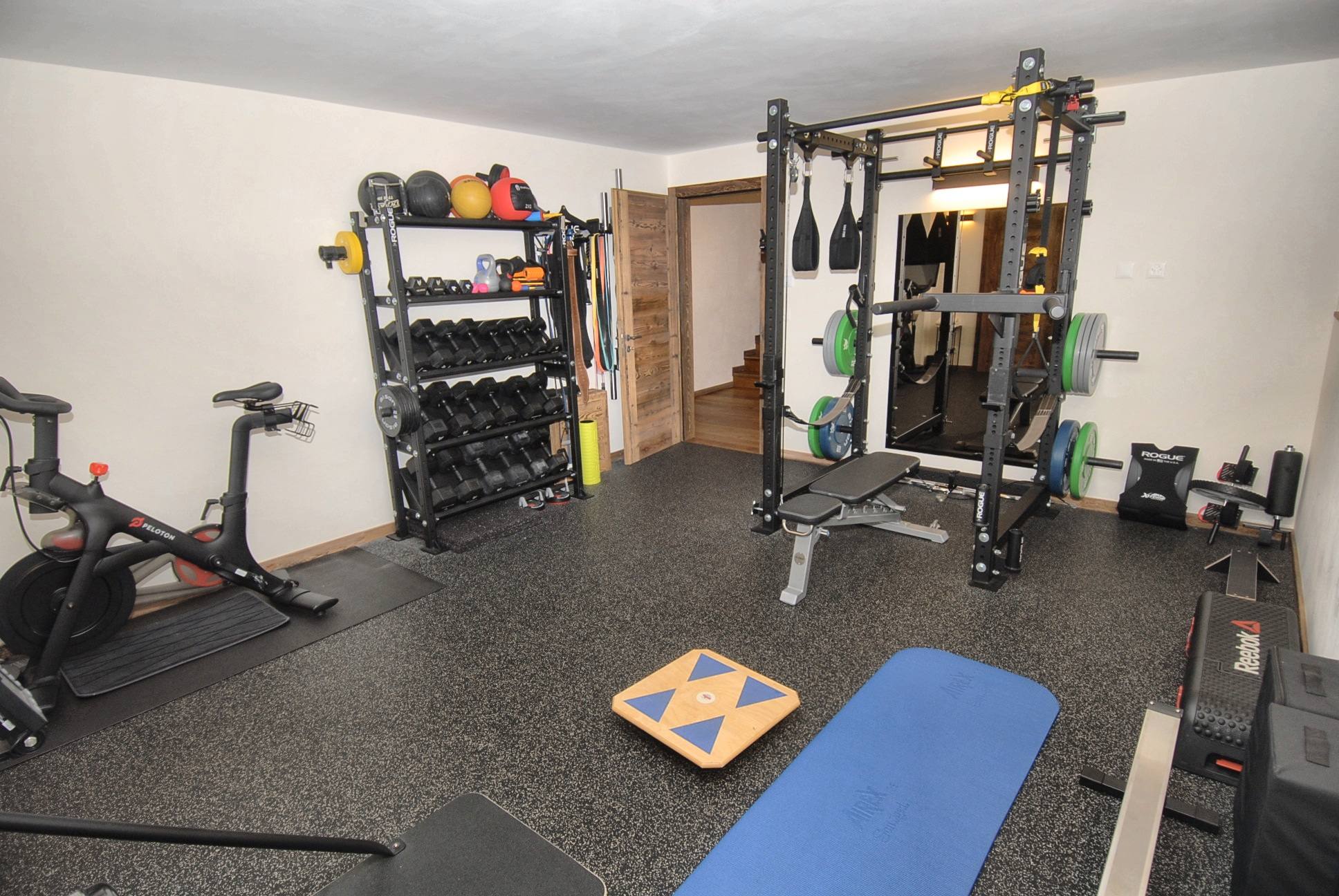 The gym — available on request